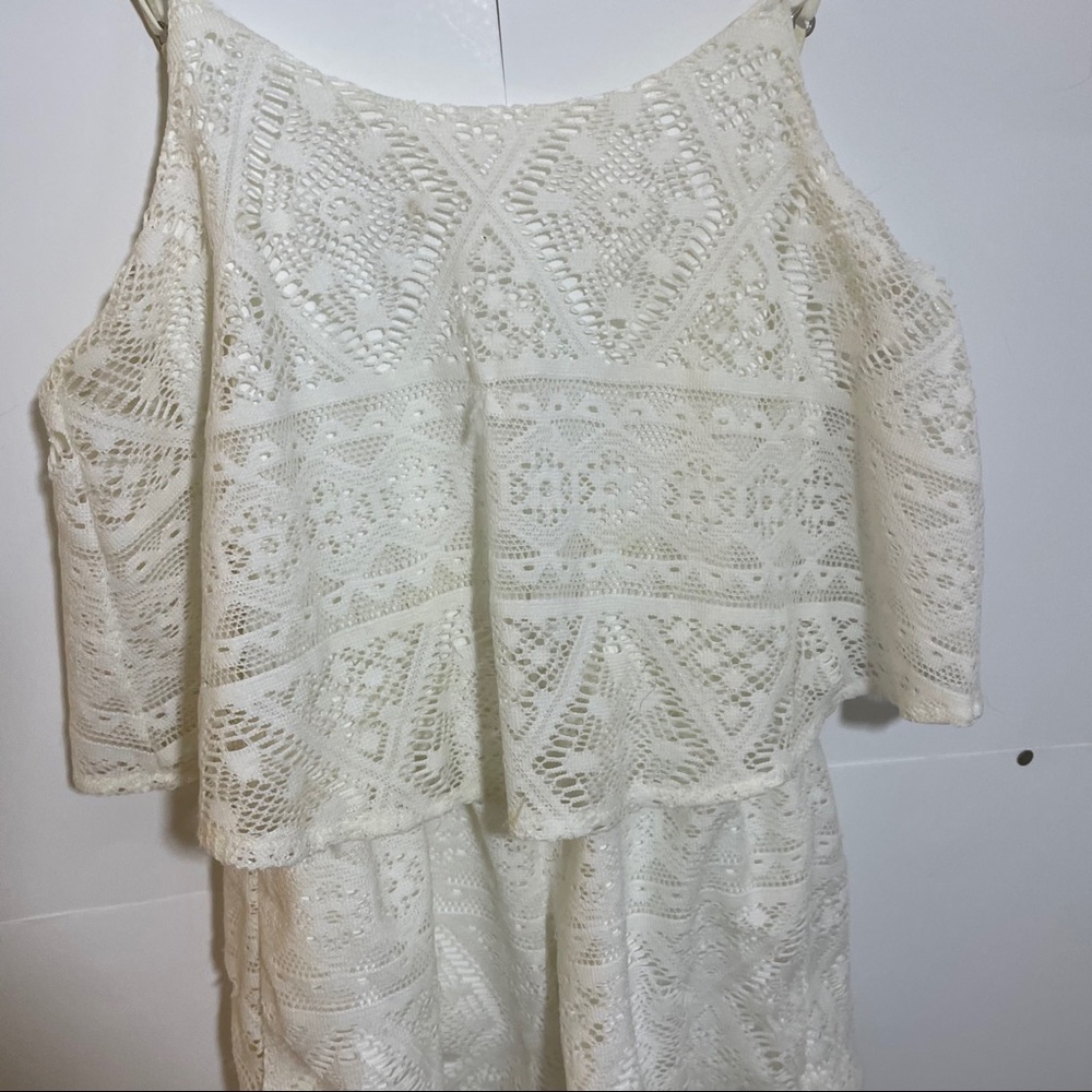 Aeropostale white lace romper (xs) - Picture 2 of 7